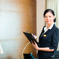 Assistente de hotelaria